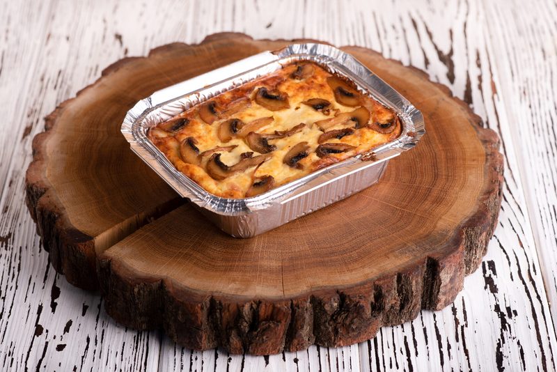 Запiканка з куркою та грибами