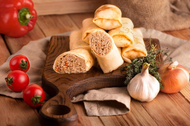 Млинці з м'ясом